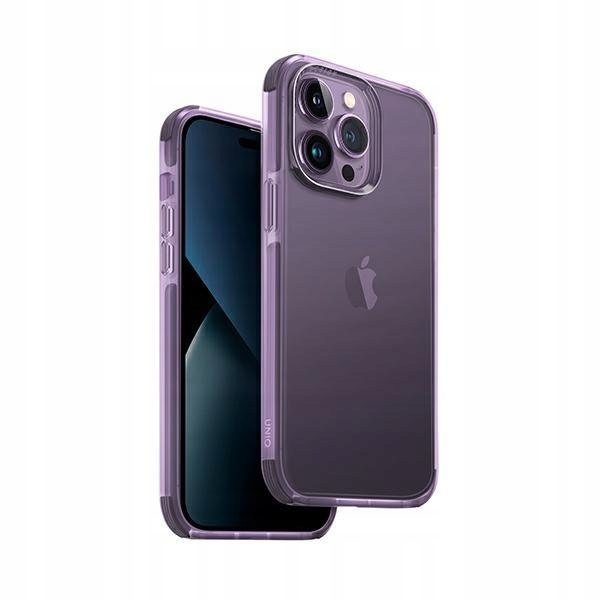 UNIQ COMBAT RUGGED PROTECTIVE CASE WITH 3-TIER IMPACT PROTECTION FOR IPHONE 2022 14 PRO MAX | PURPLE